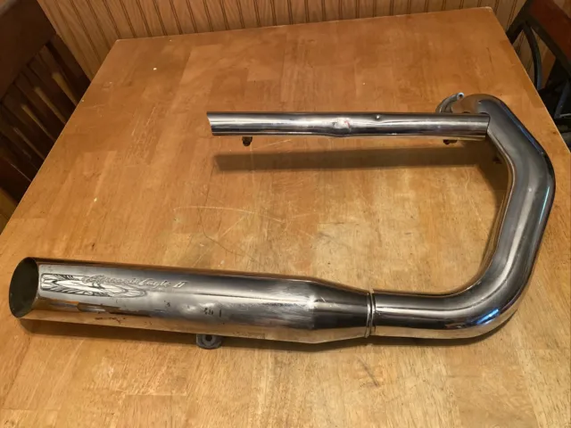 Chrome Screaming Eagle 2 Competition Exhaust Pipe Harley Davidson 80249-99AR