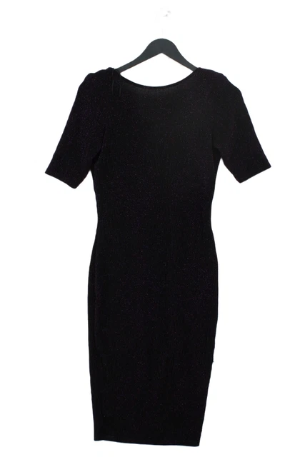 Mini abito donna River Island UK 10 viola nylon con elastan corto mini