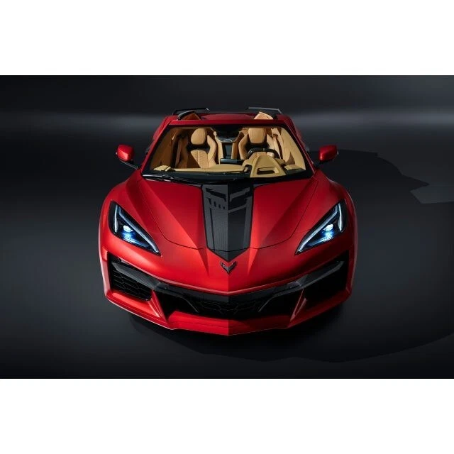 20232024 C8 CORVETTE Z06 OEM GM Hood Jake Logo Graphics Package Carbon