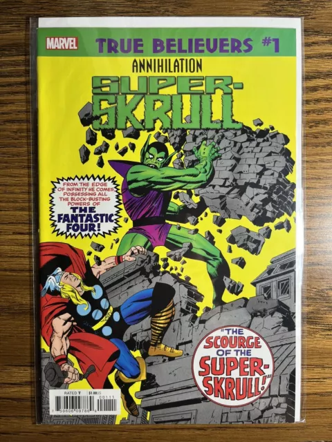 True Believers Annihilation Super-Skrull 1 Nm Secret Invasion Series Marvel 2020