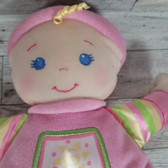 Fisher Price 2008 My First Doll Approximately 10" Stuffed Animal Baby Toy Plush 3