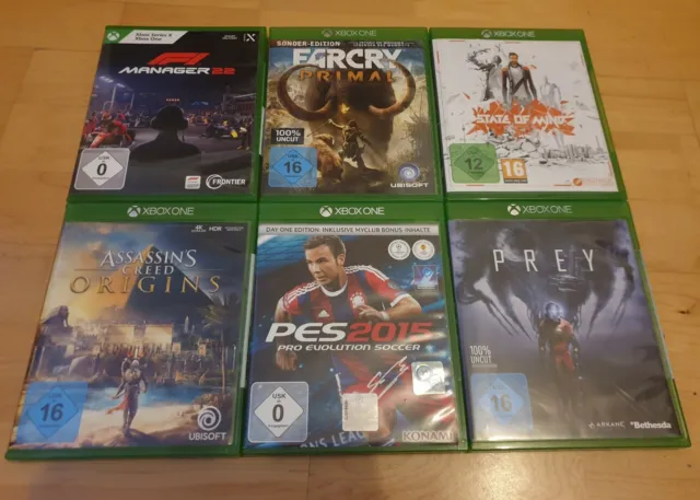 F1 Manager 2022 Assassins Creed Origins Far Cry Primal PES Xbox One Series X