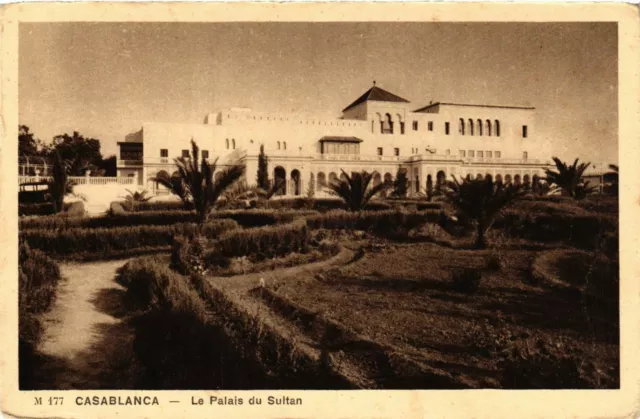 CPA AK CASABLANCA Le Palais du Sultan MAROC (824633)