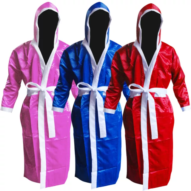 Mytra Fusion Martial Arts Gown Satin Professional Boxing Robe Muay Thai  Gown