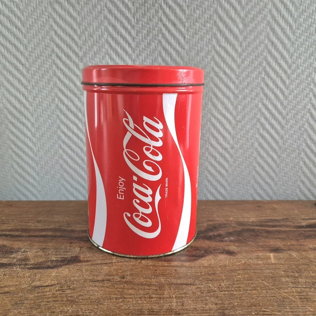 Boîte Métal Coca-Cola – Édition Paris 1989 – Publicité Vintage – Occasion