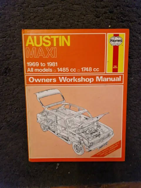 Austin Maxi All Models (1969-1981) Haynes Owners Workshop Manual Repair Book #52