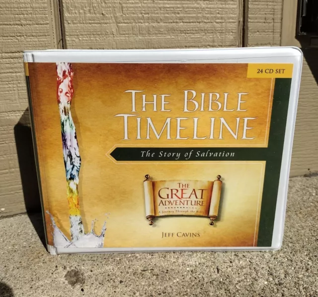 The Bible Timeline Story Of Salvation 24 Cd Set Jeff Cavins Great