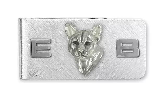 Cougar Jewelry Sterling Silver And Stainless Steel Handmade Mountain Lion Money