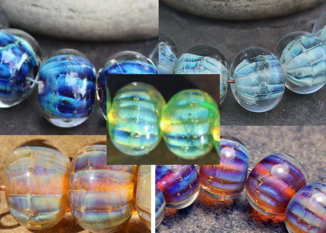 Ofira -  Handmade Glass Lampwork Beads - elasia SRA MTO - New Colors & Shapes