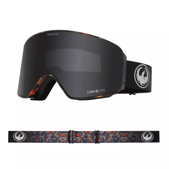 Dragon NFX MAG OTG Goggles Fireleaf LumaLens Dark Smoke + Bonus Lens