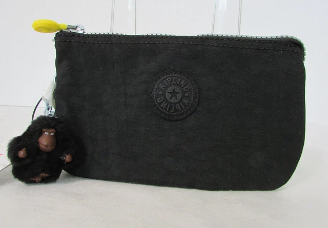 Kipling Creativity Pouch Black Cosmetic Bag Wallet Travel Organizer NWT