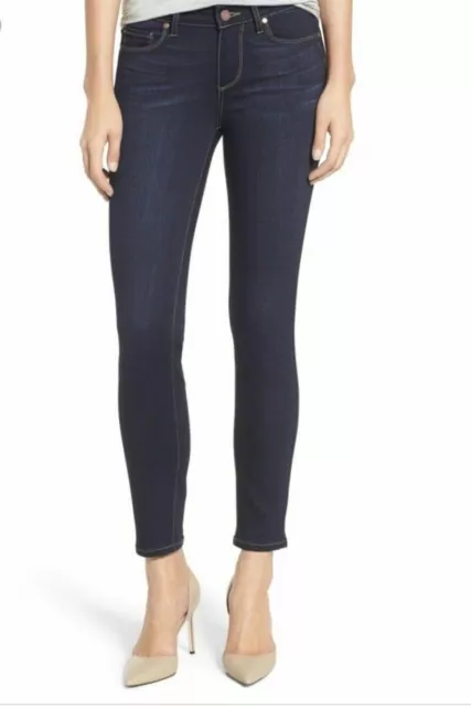 New! Paige Denim Transcend Verdugo Ankle Skinny Jeans Palmo Sz 24