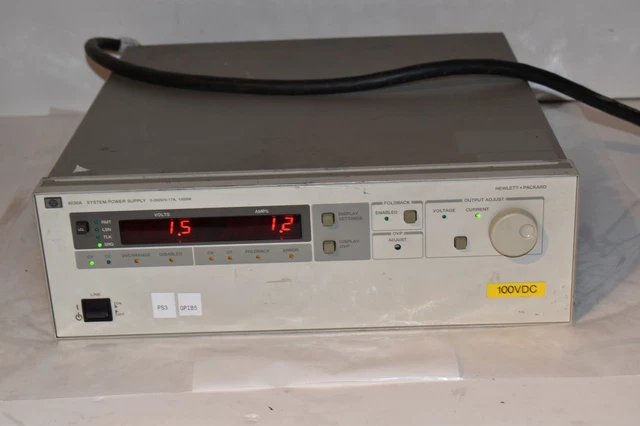 Hp Hewlett Packard Agilent 6030A Dc System Power Supply 0-200V 0-17A 1000W(Sb21)