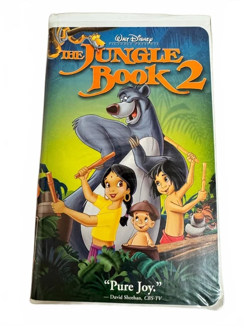 WALT DISNEY THE Jungle Book 2 VHS Tape Blue Shell Clamshell Case £7.25 ...