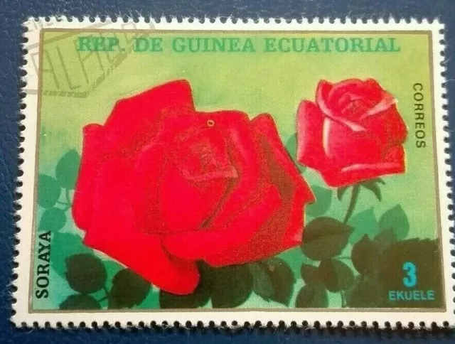 Guinea:1979 Roses 3 E. Rare & Collectible Stamp.