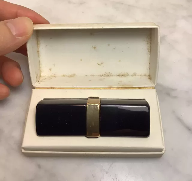 Vintage CHANEL No. 5 Parfum Atomoseur Black In Original Box Rare