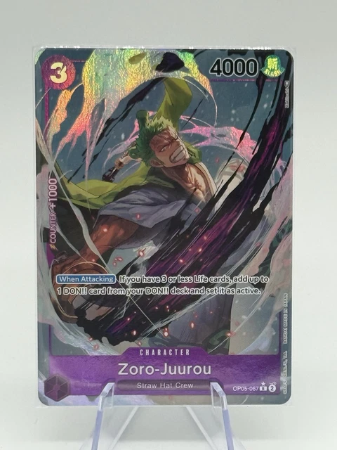 Carte OP09 One Piece Zoro-juurou (OP05-067) SP Alt - Sony Compact UltraHD