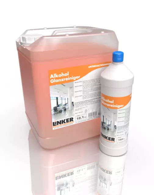 Linker Chemie Alkohol Glanzreiniger, Unterhaltsreiniger, 10 Liter Kanister