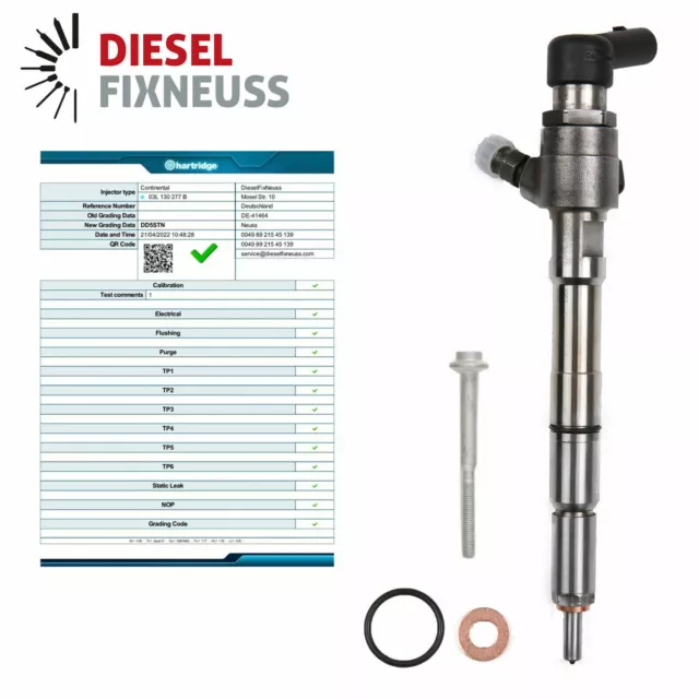Injecteur 03L130277B Siemens VW Moteur CAYA 1,6 TDI Continental CAYB CAYC CAYD