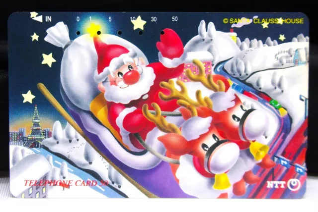 VTG 1991 - Christmas - (C) Santa Claus House - 50 NTT Japan Phone Card