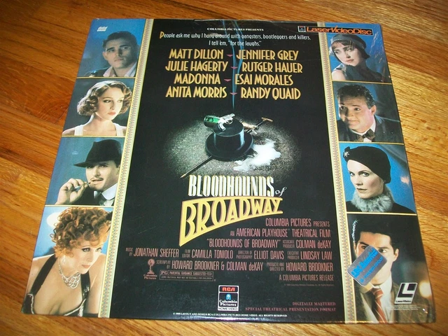 BLOODHOUNDS OF BROADWAY Laserdisc LD BRAND NEW SEALED VERY RARE MADONNA! BLOODHOUNDS OF BROADWAY Laserdisc LD BRAND NEW SEALED VERY RARE MADONNA!