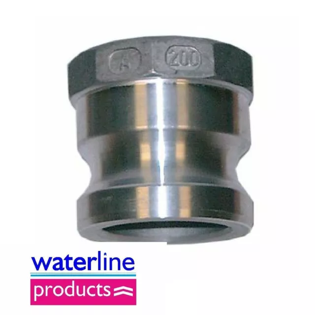 Male x Female Thread Type A Aluminium Camlock Coupler / Cam & Grove Coupling