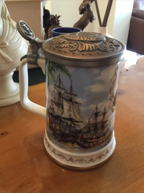 Royal Albert National Maritime Museum Tankard  COOK’S VOYAGES TO SOUTH PACIFIC 2