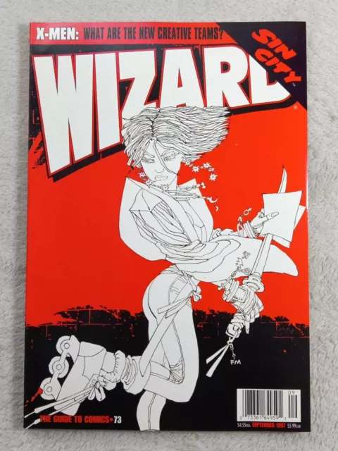 Wizard Comics Magazine Vol 1 No 73 Sept 1997 Sin City Spawn Movie Mike Carlin