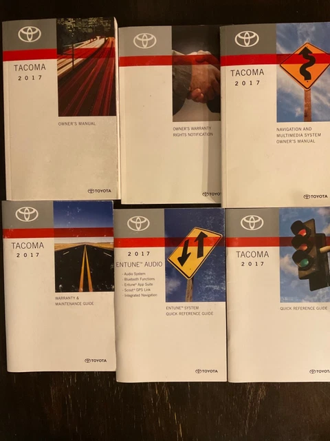 2017 TOYOTA Tacoma Owners Manual £32.28 - PicClick UK