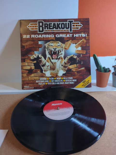 1982 Various-Pop Breakout LP Album record UK RTL2081 With Poster!🎸❤️