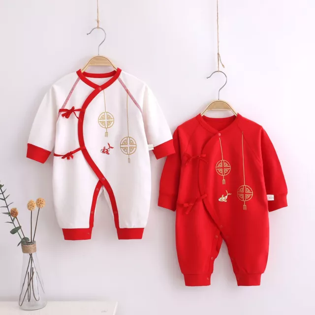 Newborn Infant Baby Girl Boy Calendar Chinese New Year Baby Boy Clothes Organic