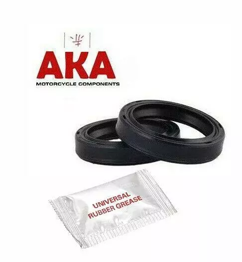 Fork Oil Seals + grease for Bultaco 125 250 370 1960s onwards 35mm X 47mm X 7mm