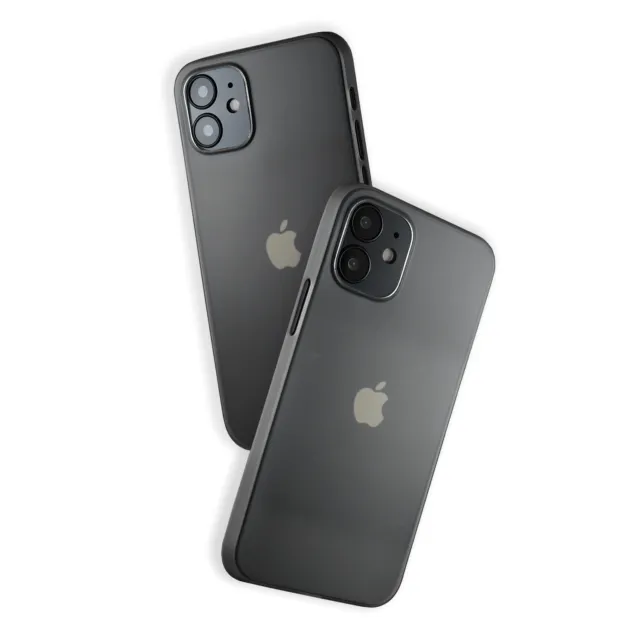 Ultradünne [0,1 mm] iPhone 12 Mini, Pro & Max Hülle | Matt Slim Hartlicht Abdeckung 9