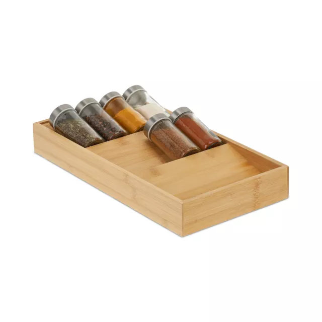 Portaspezie cassetto spice rack organizzatore espositore salvaspazio cassettiera