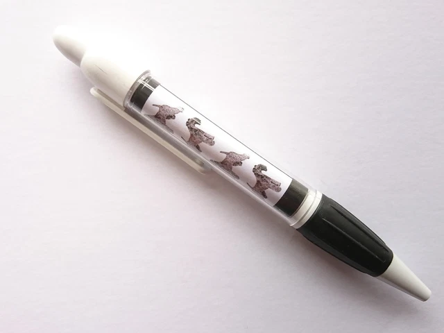 Kerry Blue Terrier Retractable Ball Pen Black Ink by Curiosity Crafts