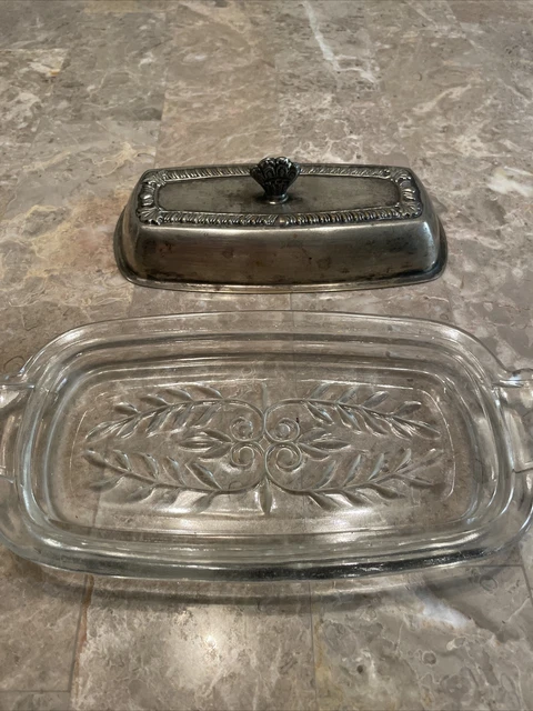 Silver Plate Butter Dish Lid