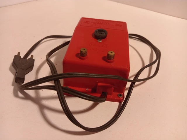 Transformateur Vintage Scalextric TRIANG TR1 - 110V/220V Entrée, 12V Sortie, Testé Fonctionnel