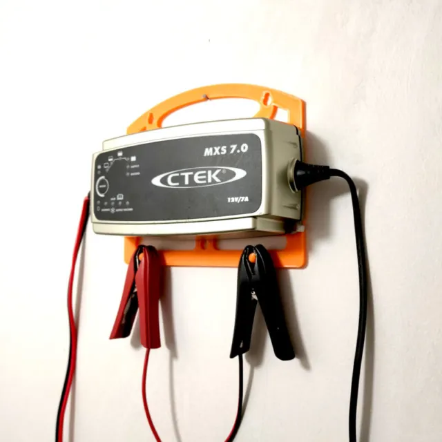 CTEK MXS 7.0/10 Battery Charger Wall Mount Bracket/Hanging Hook T3 Orange