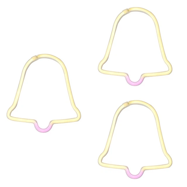 3 PACK NEON Lights Bell Small Christmas Hat up Signs for Room £36.18