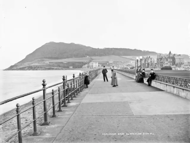 The Esplanade, Bray, Co. Wicklow Ireland c1900 OLD PHOTO