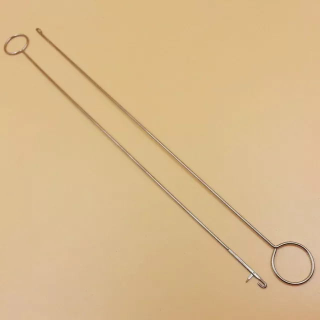 PORTABLE METAL LOOP Turner Hook With For Turning Tubes Fabric Lot S2 $3.64  - PicClick AU