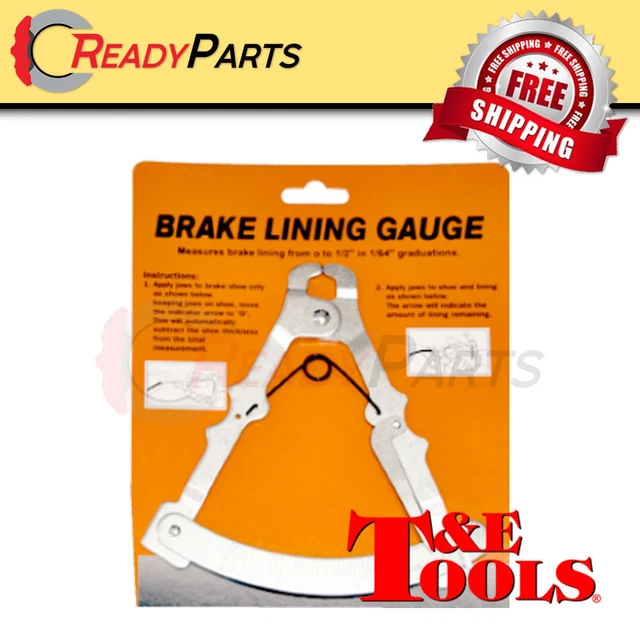 T&E TOOLS BRAKE Lining Thickness Gauge (2450) 39.47 PicClick AU