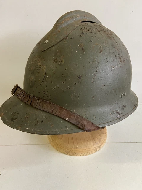 Jugulaire En Cuir Pour Casque Adrian M26 - 1926-1939 - France - WW1 WW2