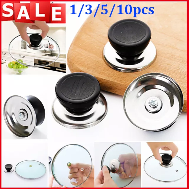 Kitchen Replacement Knob Handle for Glass Lid Pot Pan Cover Cookware Tool 1-10x