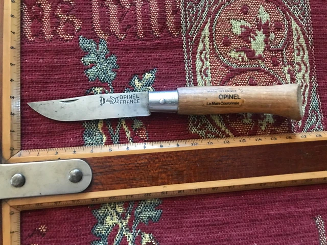 2 Anciens Couteaux Opinel N°4 - Période 1941-1980 - Poignée En Bois - Bon état "dans Leur Jus"