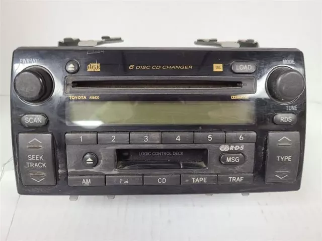 Audio Equipment Radio Receiver With CD 6 Disc Le Fits 02-04 CAMRY 489970