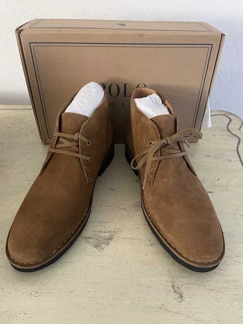 POLO RALPH LAUREN Barx Chukka Chocolate Leather Ankle‎ Boots 11571 Men Sz 9.5D Polo Ralph Lauren Barrott Leather Boat Chukka | Mercari main image 2