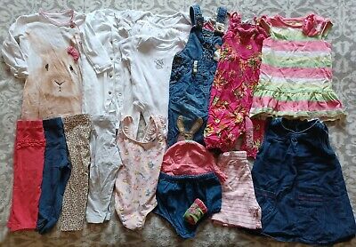 Girls Bundle Of Clothes 6-9 Months Inc Next Tu Primark + Spring Summer Holiday