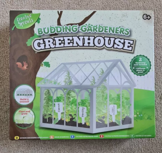 Budding Gardeners Kids mini Greenhouse 6+