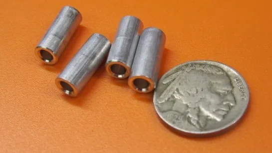 Aluminum Spacer, NO. 6 Screw, 1/4" OD x .140" ID x 5/8" Length, 30 pcs